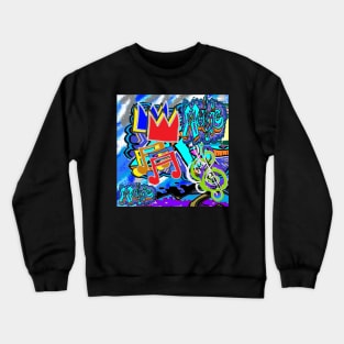 graffiti images doodle Crewneck Sweatshirt